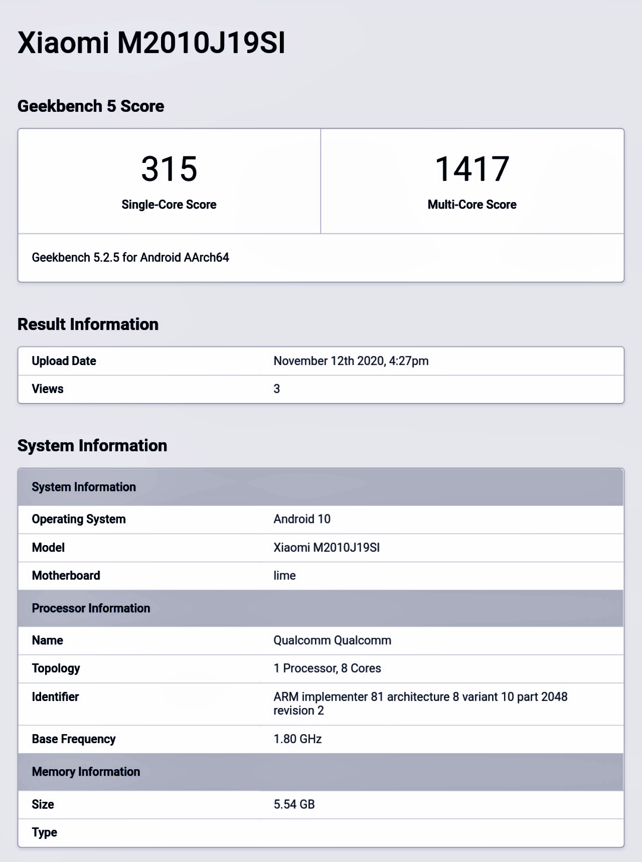 Redmi Note 10 4G được tiết lộ thông số kỹ thuật trên Geekbench 