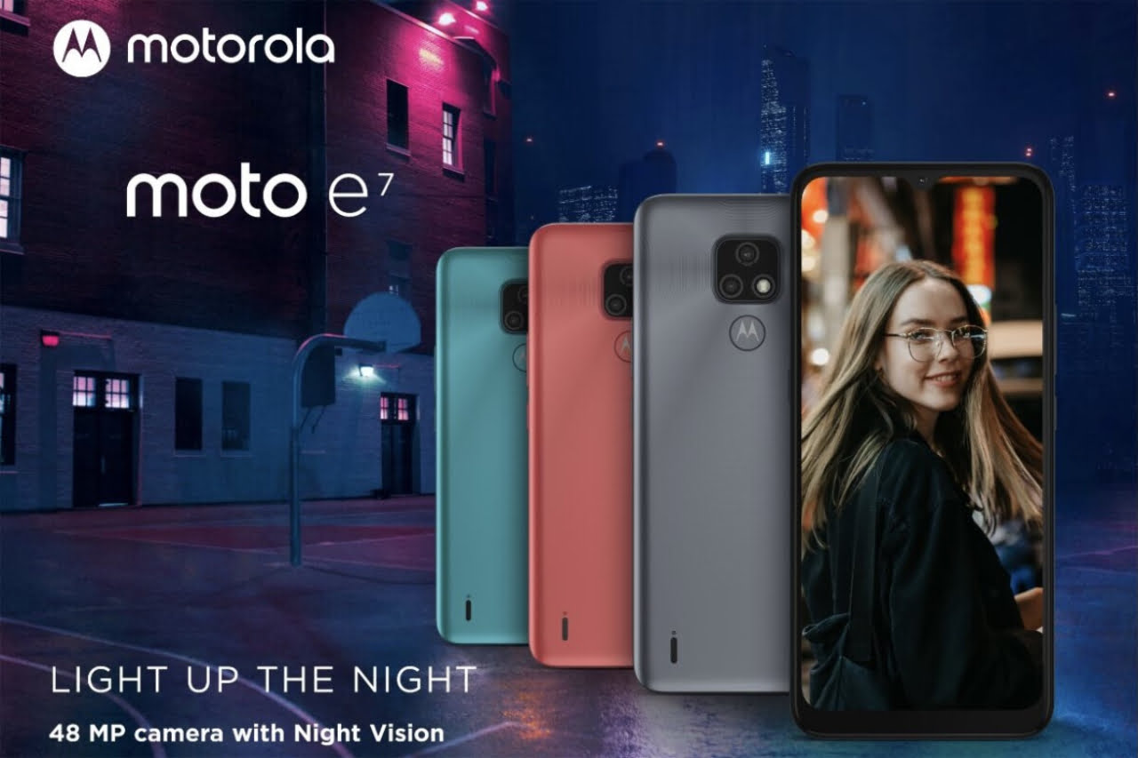 Motorola ra mắt dòng smartphone có giá bán rẻ nhất của hãng với tên gọi Motorola Moto E7 