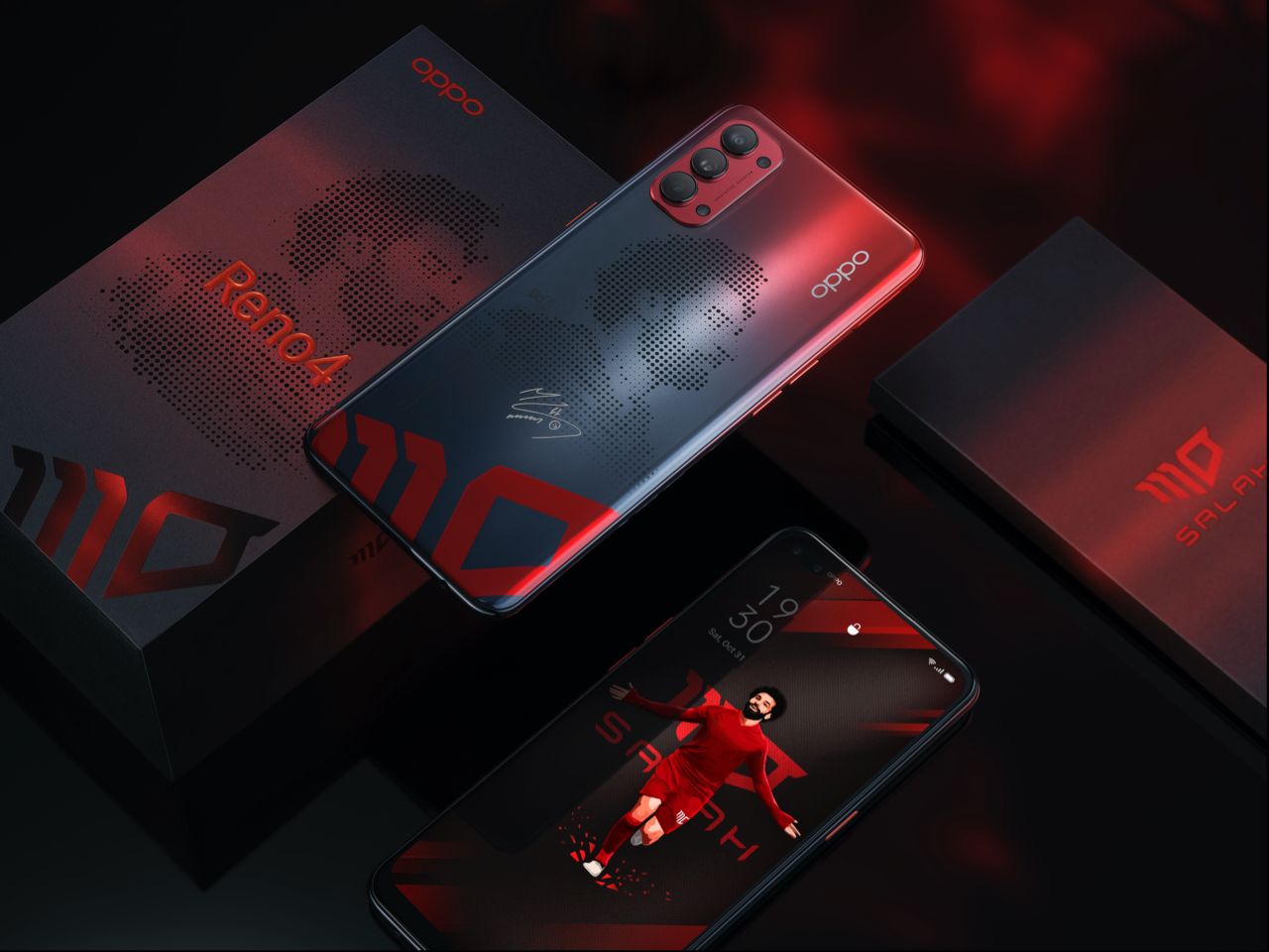 OPPO kết hợp cùng ngôi sao Liverpool Mohamed Salah ra mắt OPPO Reno4 Mo Salah Edition với thiết kế cool ngầu