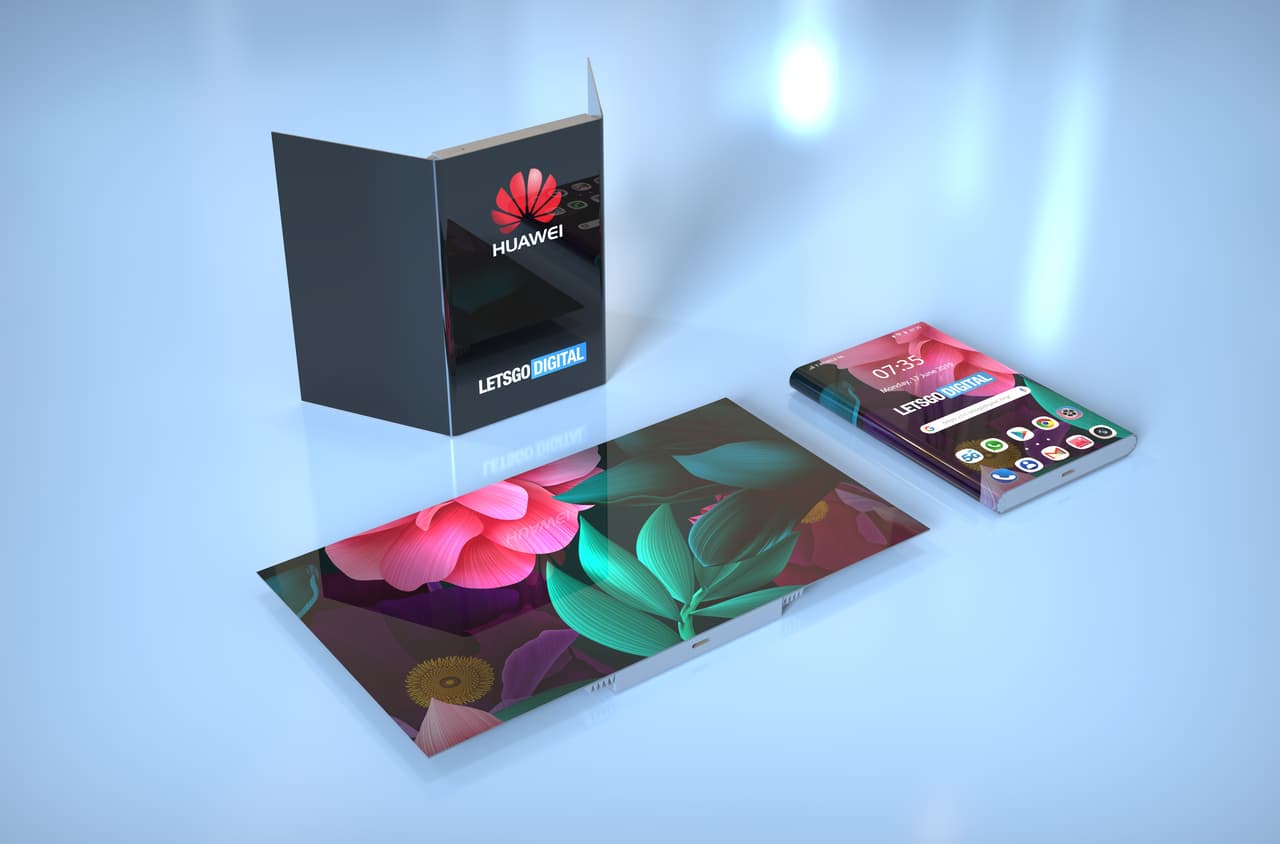 Huawei nhận bằng sáng chế cho smartphone có thiết kế màn hình độc đáo không có nếp gấp