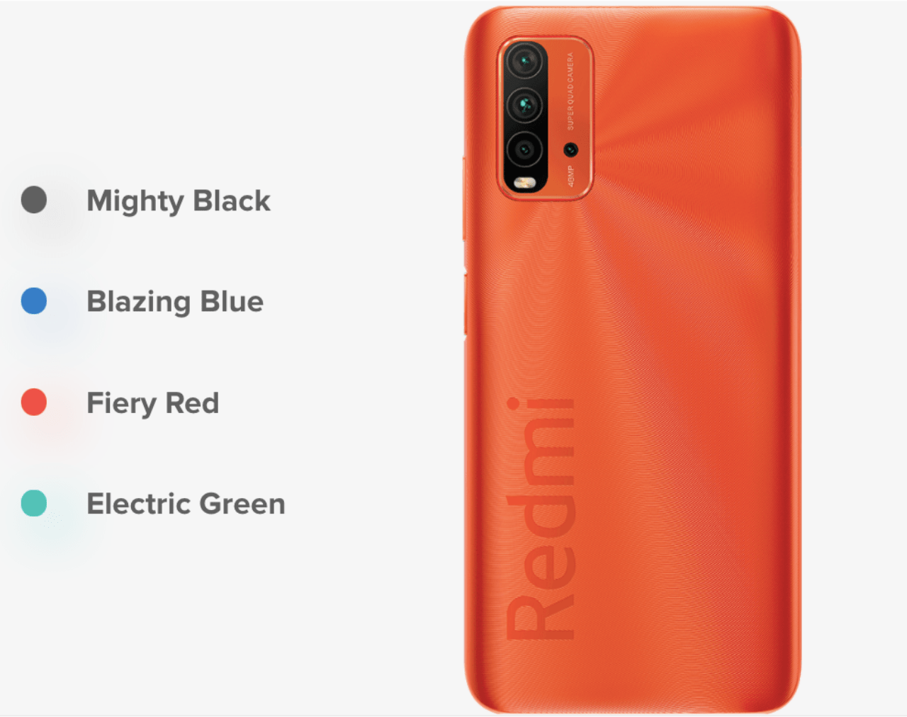 Xiaomi Redmi 9 Power ra mắt với dung lượng pin khủng đến 6.000mAh
