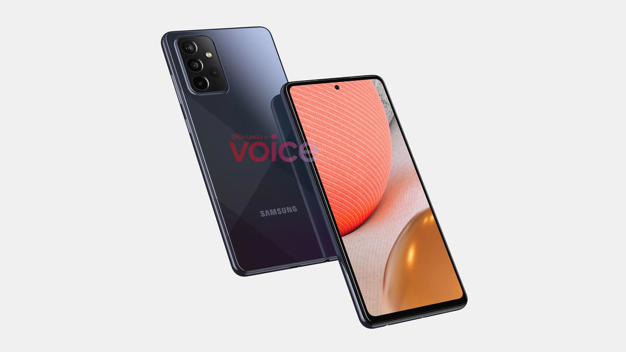 Samsung Galaxy A72 5G lộ thiết kế chi tiết qua hình ảnh renders 