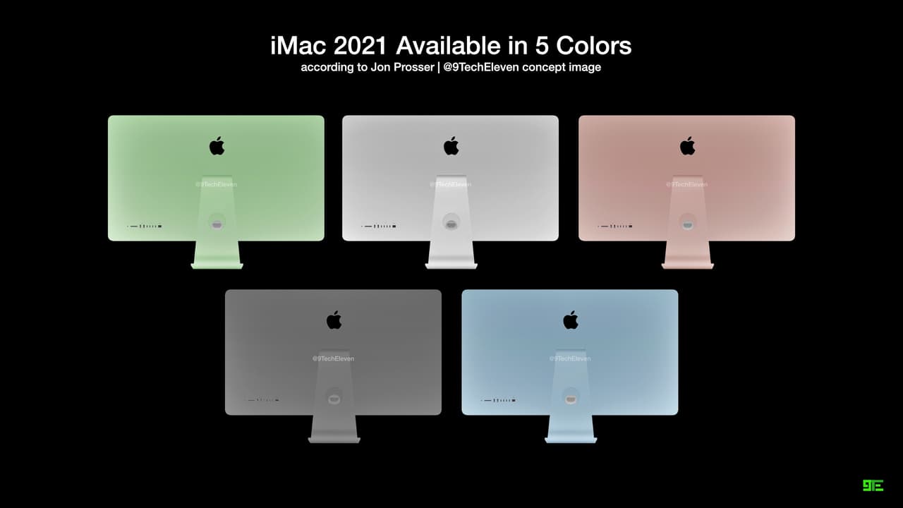 [[Tin đồn]] Apple iMac 2021 sẽ được thiết kế mang nhiều đột phá với nhiều tùy chọn màu sắc, thiết bị dự kiến sẽ ra mắt cùng Apple Mac Pro Mini 
