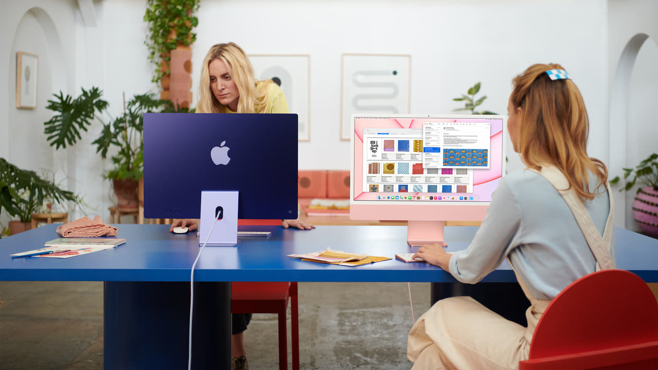 Apple iMac mới với thiết kế tuyệt đẹp, nhiều màu sắc, chip M1 đột phá